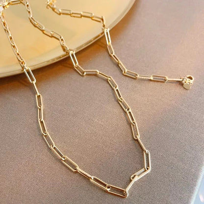 18K Gold Chunky Link Necklace