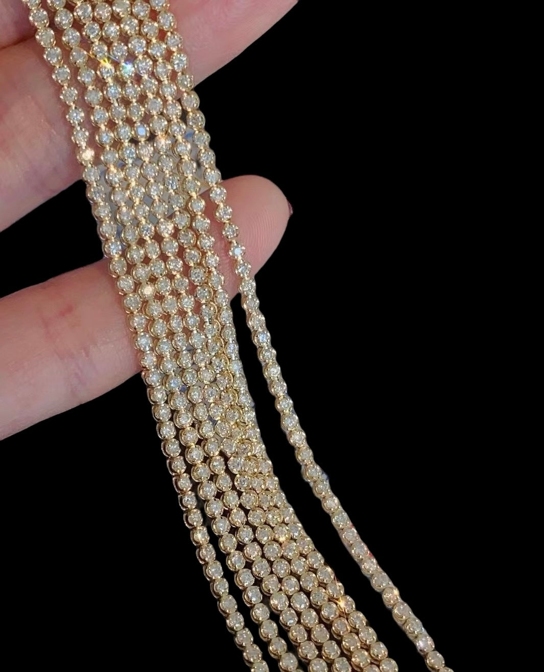 18K Gold Diamond Tennis Bracelet