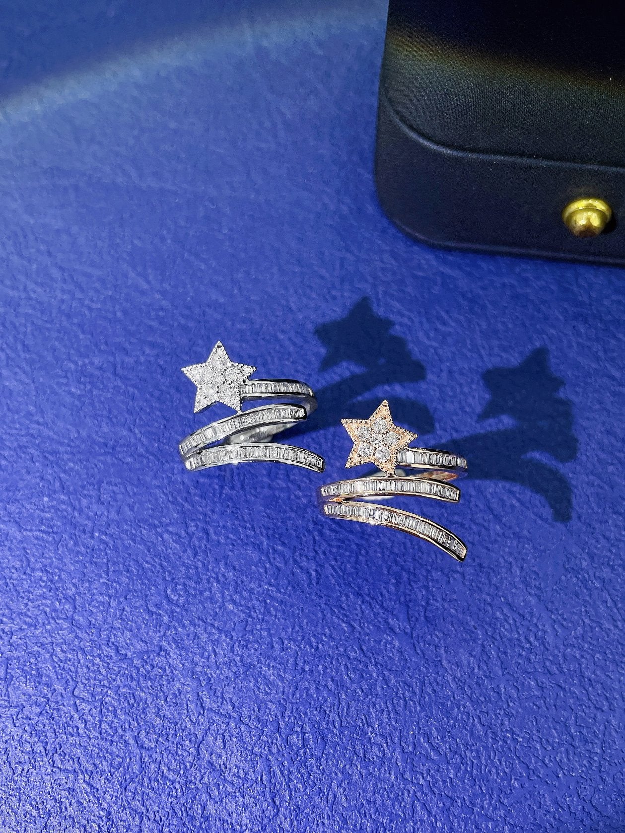 18K Diamond Star Ring