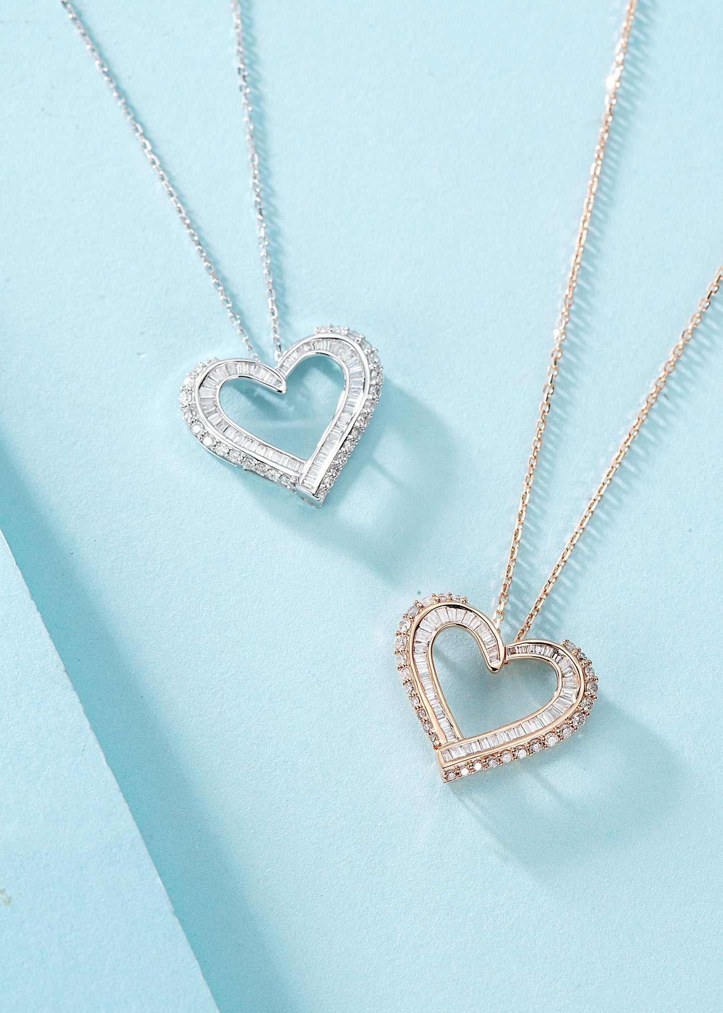 18K Diamond Heart Necklace