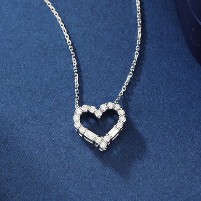 18K Diamond Heart Necklace