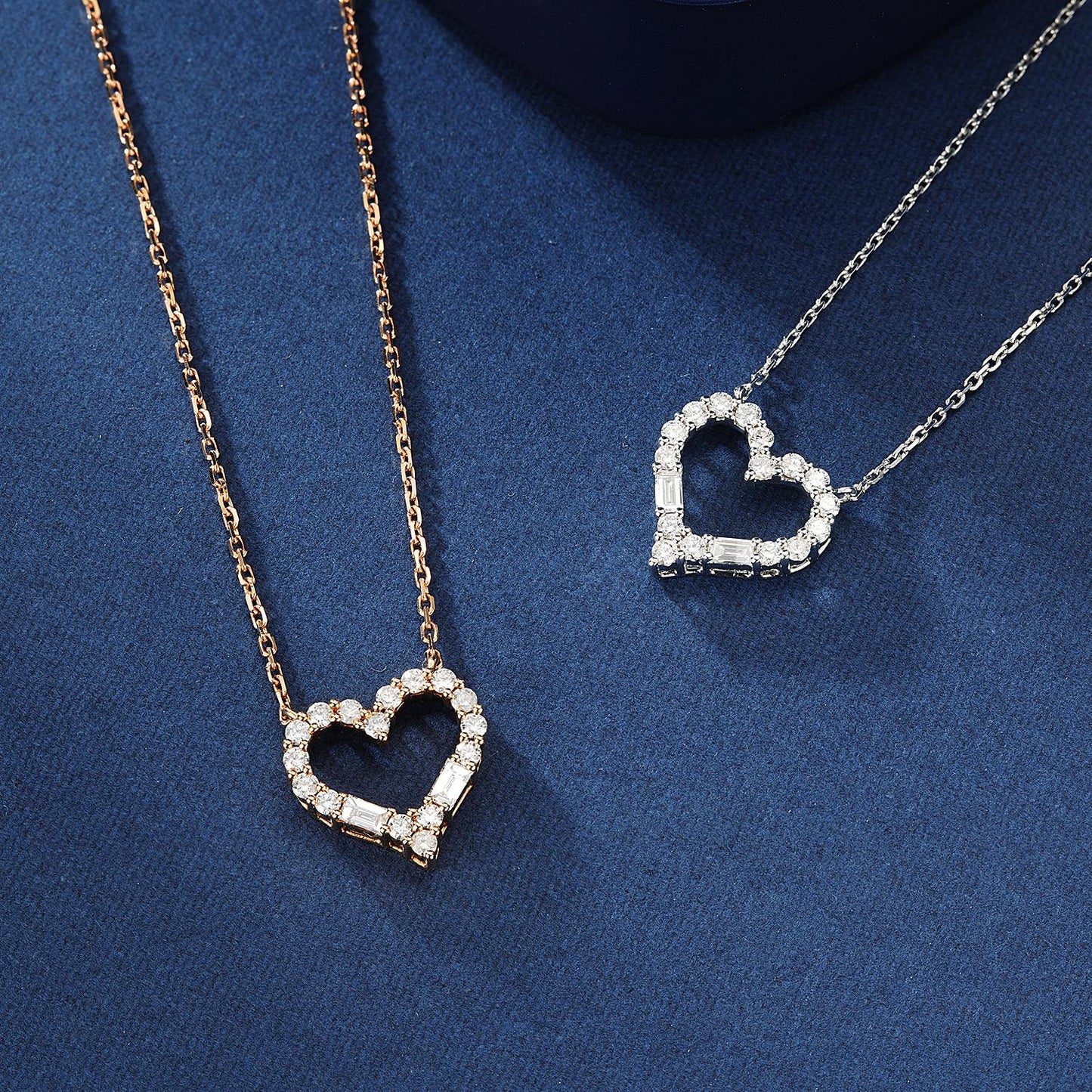 18K Diamond Heart Necklace