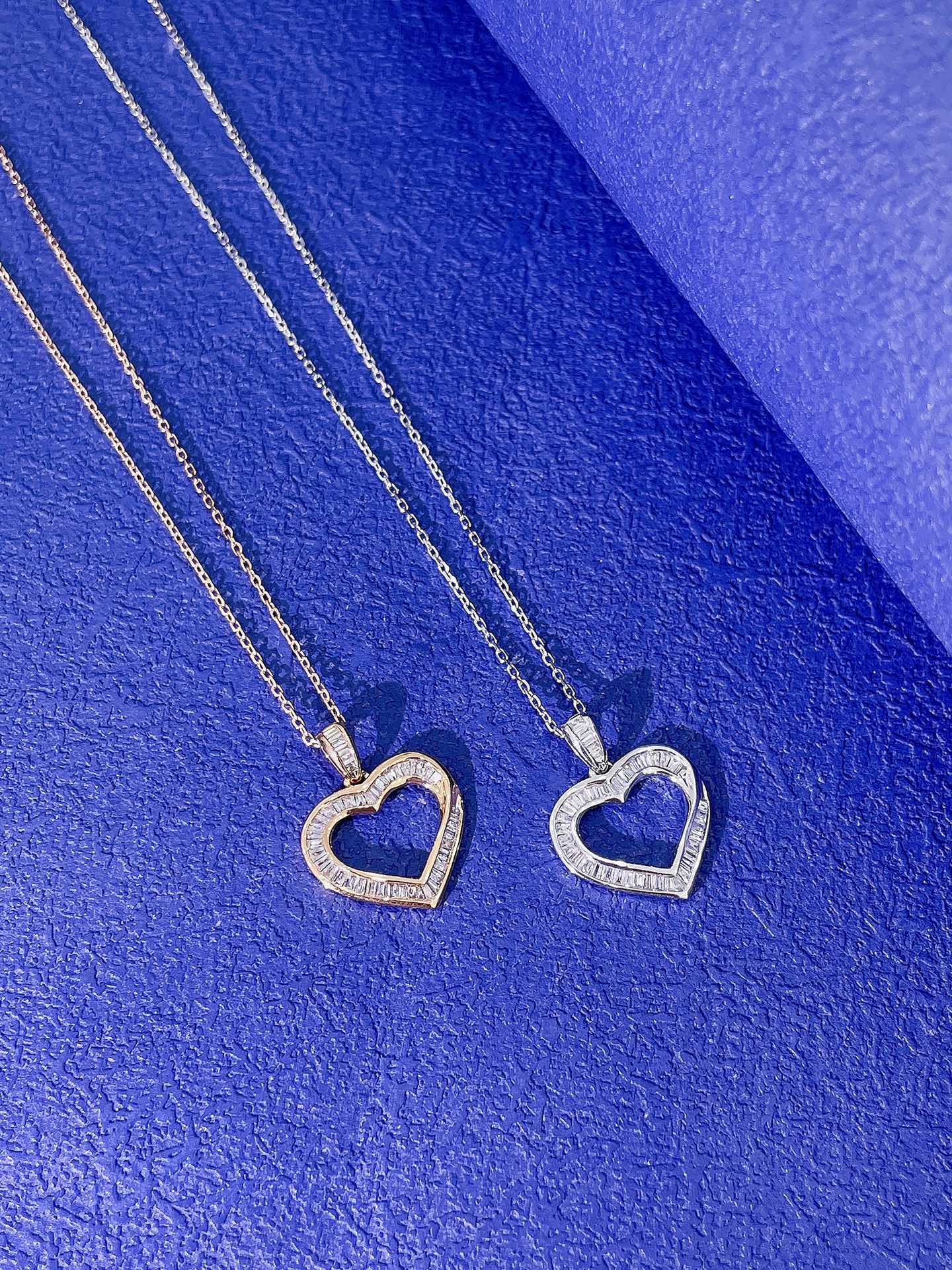 18K Diamond Heart Necklace