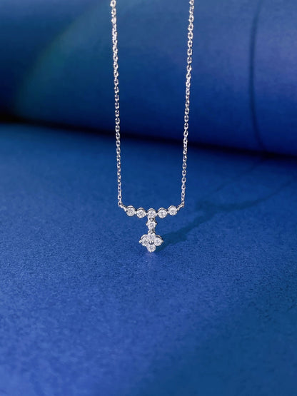 18K Diamond Star Necklace