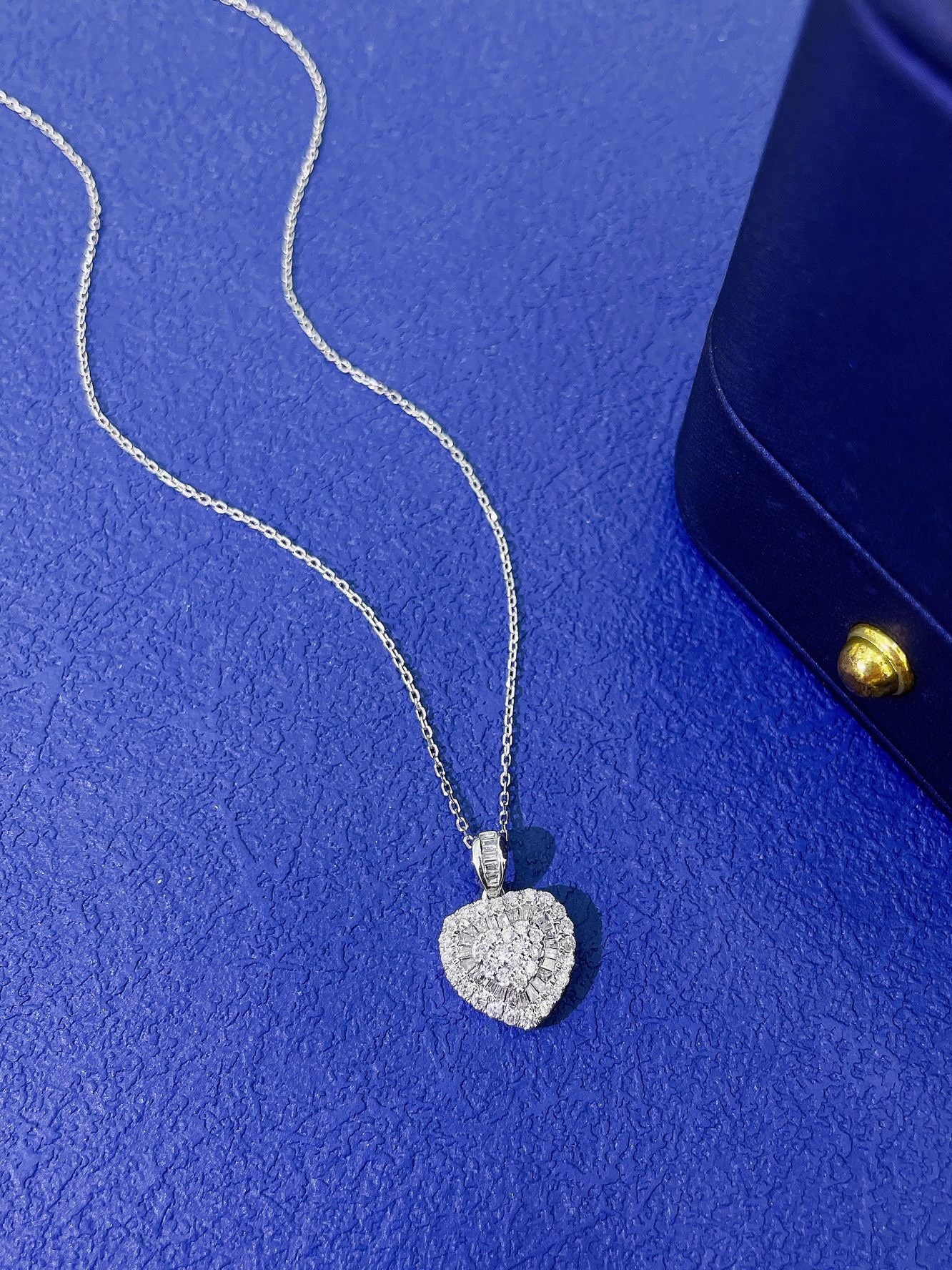 18K Diamond Heart Necklace